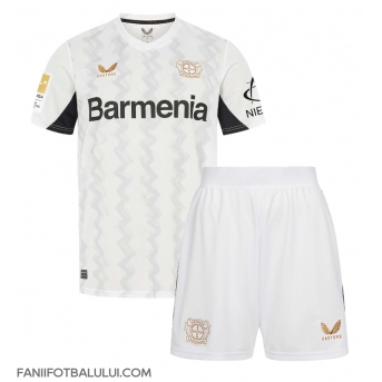 Bayer Leverkusen Echipament de Fotbal Replică 2024-25 Copii Deplasare (+ Șorturi)